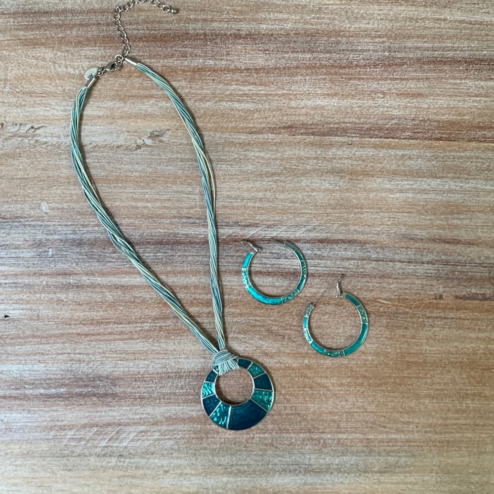 Lia Sophia Necklace & Earings